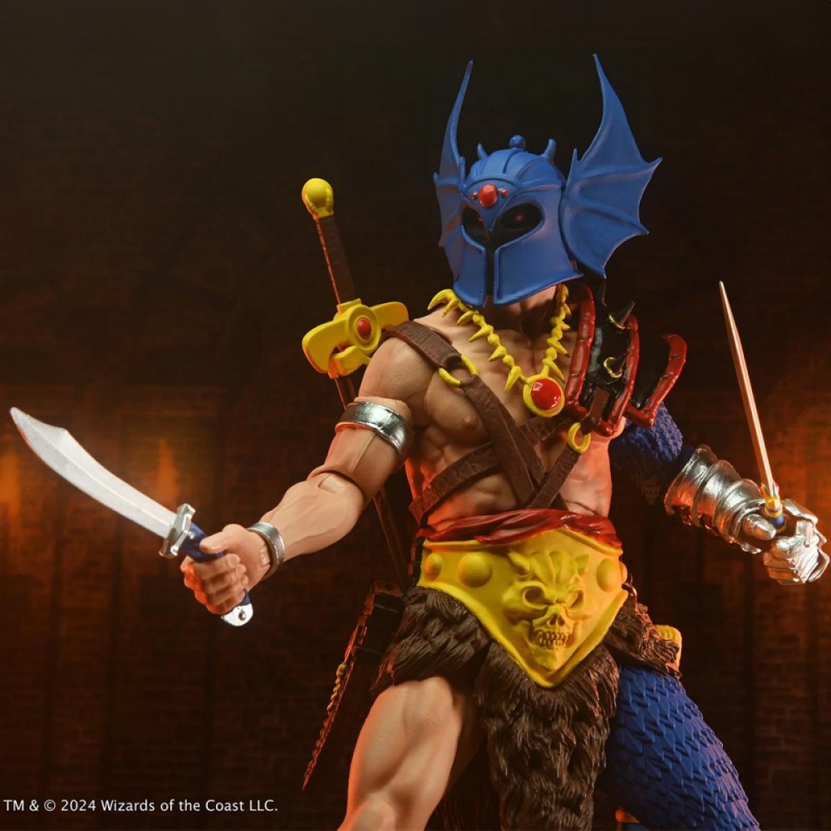 DUNGEONS AND DRAGONS - 7" SCALE FIGURE - 50TH ANNIVERSARY WARDUKE ON BLISTER CARD NECA – Image 2