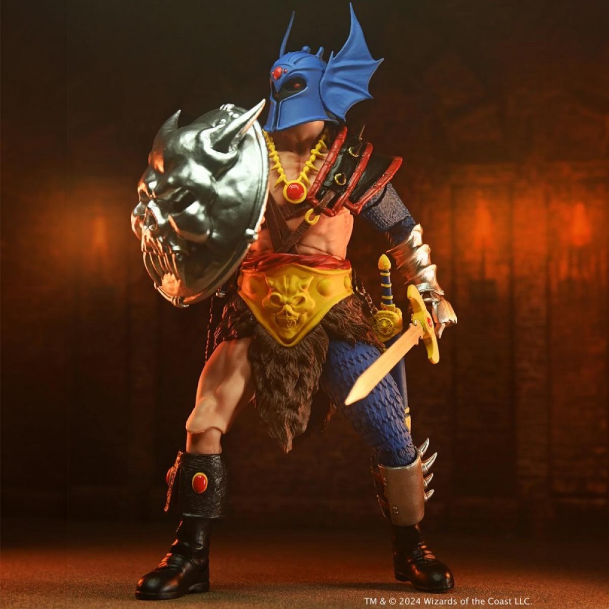DUNGEONS AND DRAGONS - 7" SCALE FIGURE - 50TH ANNIVERSARY WARDUKE ON BLISTER CARD NECA – Image 3