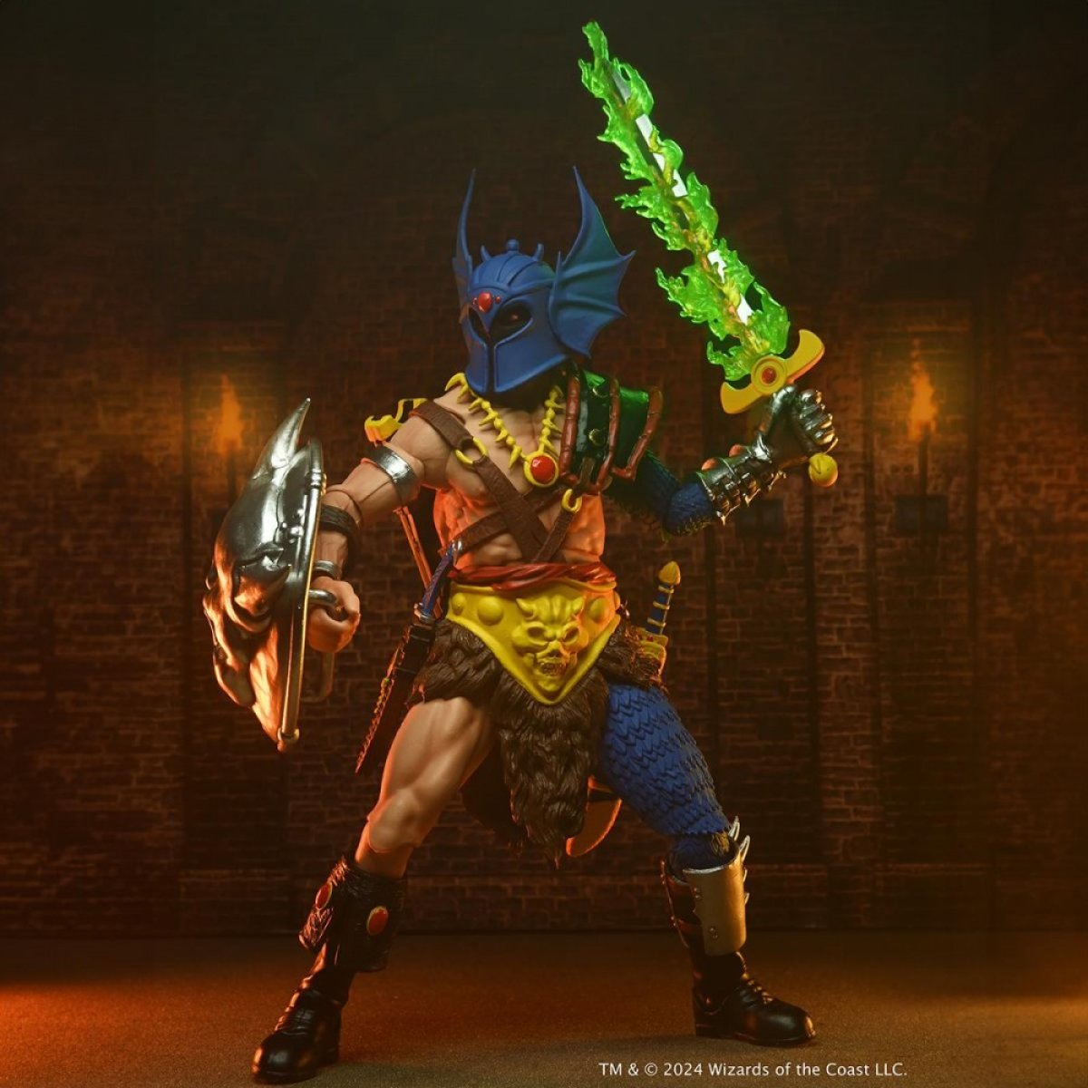 DUNGEONS AND DRAGONS - 7" SCALE FIGURE - 50TH ANNIVERSARY WARDUKE ON BLISTER CARD NECA – Image 4