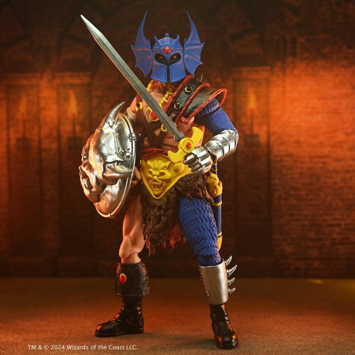 DUNGEONS AND DRAGONS - 7" SCALE FIGURE - 50TH ANNIVERSARY WARDUKE ON BLISTER CARD NECA – Image 5