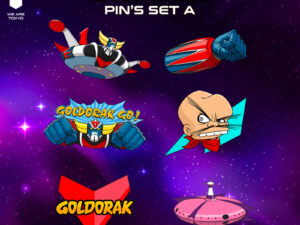PRÉCOMMANDE Goldorak Mystery Box Pins Set A 5cm Asst 6pcs