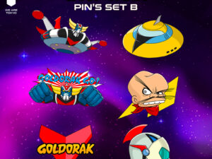 PRÉCOMMANDE Goldorak Mystery Box Pins Set B 5cm Asst 6pcs