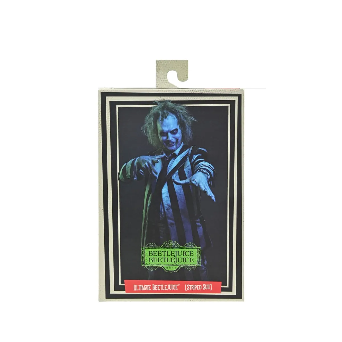 BEETLEJUICE BEETLEJUICE - 7" SCALE ACTION FIGURE - ULTIMATE "STRIPED SUIT" BEETLEJUICE NECA