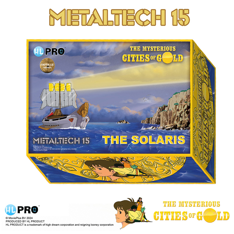 PRÉCOMMANDE Mysterious City Of Gold Metaltech 15 Solaris Metallic Box En – Image 2